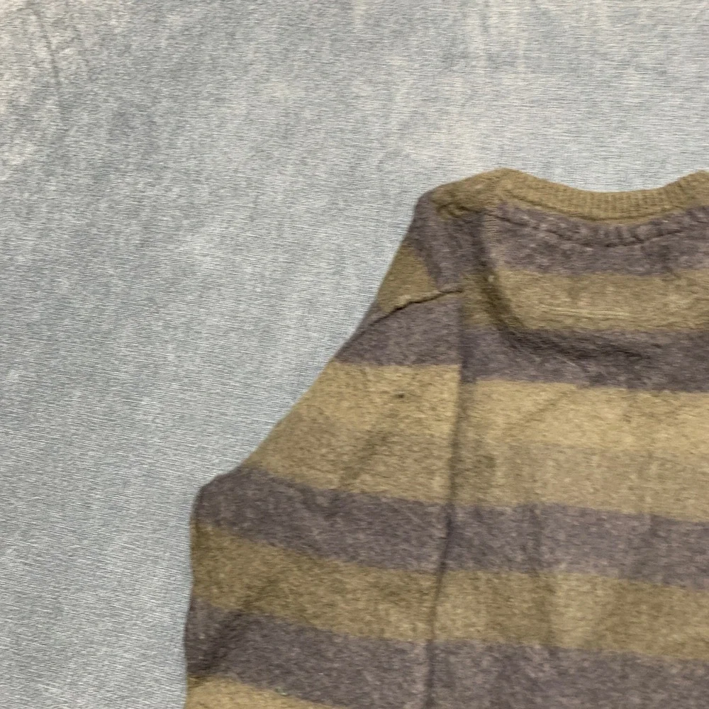 Buffalo David Bitton Cozy Sweater Men Medium Multicolor Striped Lambswool Winter